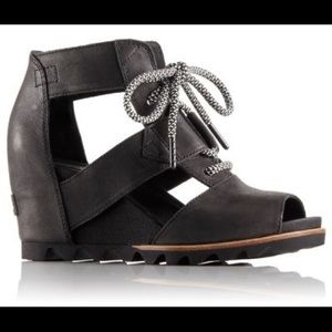 Sorel Joanie Lace Wedge Sandal